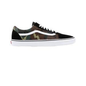 Vans Men's Camouflage and Black Sneakers